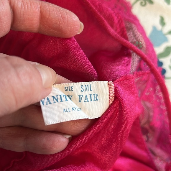 VTG Vanity Fair lace trim open front night gown - Picture 13 of 15